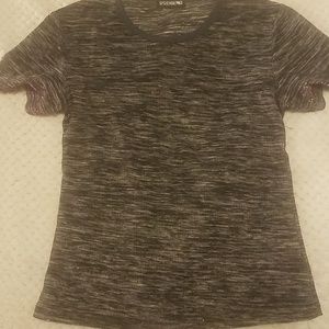 Grey / shimmering pink Tshirt